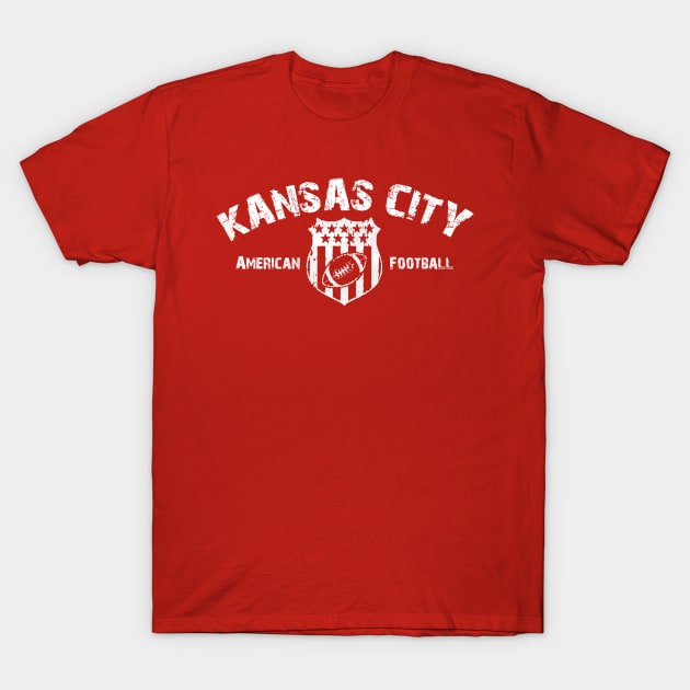 Retro KC Football T-Shirt by samcankc